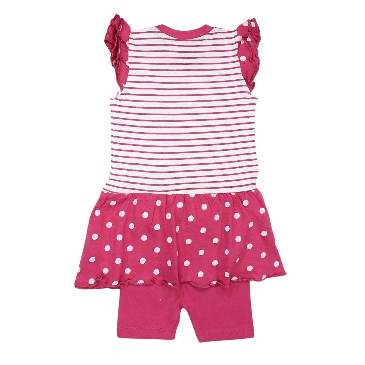 Ensemble bébé Minnie - 3M Bébé Fille - Enfant - Rose - Haut: 100 % Coton - Bas: 95 % Coton - 5 % Élasthanne - TrendyFlair