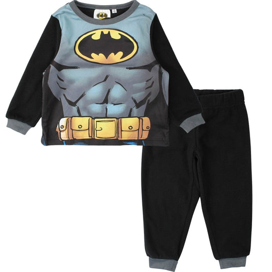 Pyjama polaire Batman - 3A Garçon - Enfant - Noir - 100 % Polyester - polaire - TrendyFlair