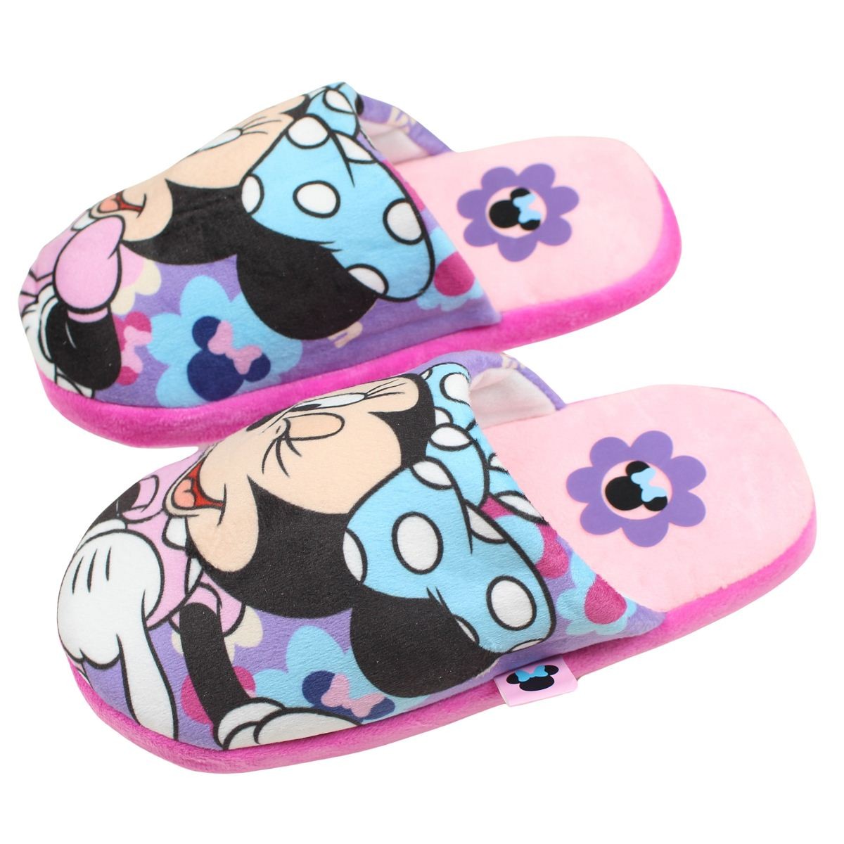 Pantoufle Minnie - 28 Fille - Enfant - Fushia - 100%Polyester - TrendyFlair