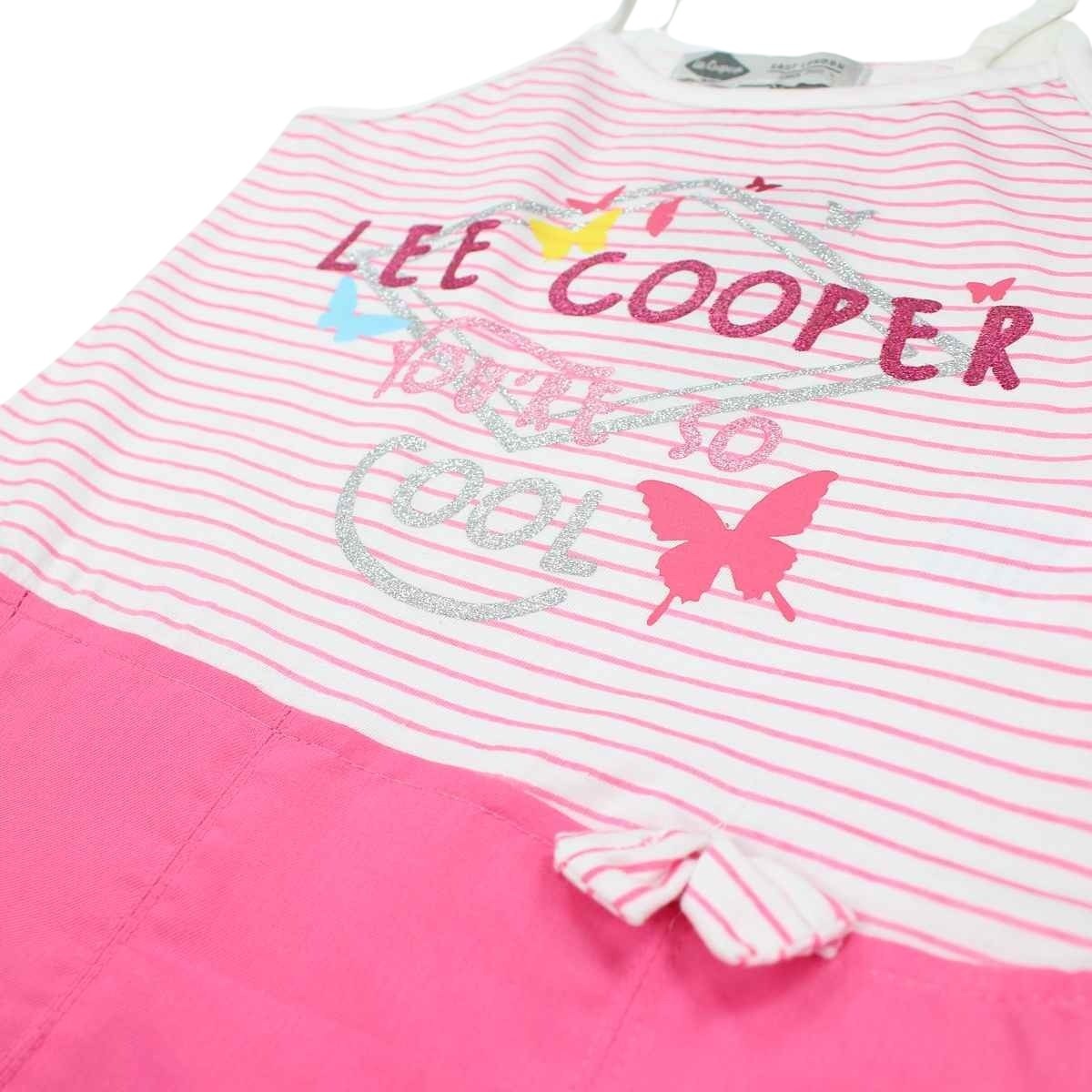 Robe Lee Cooper - 4A Fille - Enfant - Fushia - 100 % Coton - 160 GSM - popeline - TrendyFlair