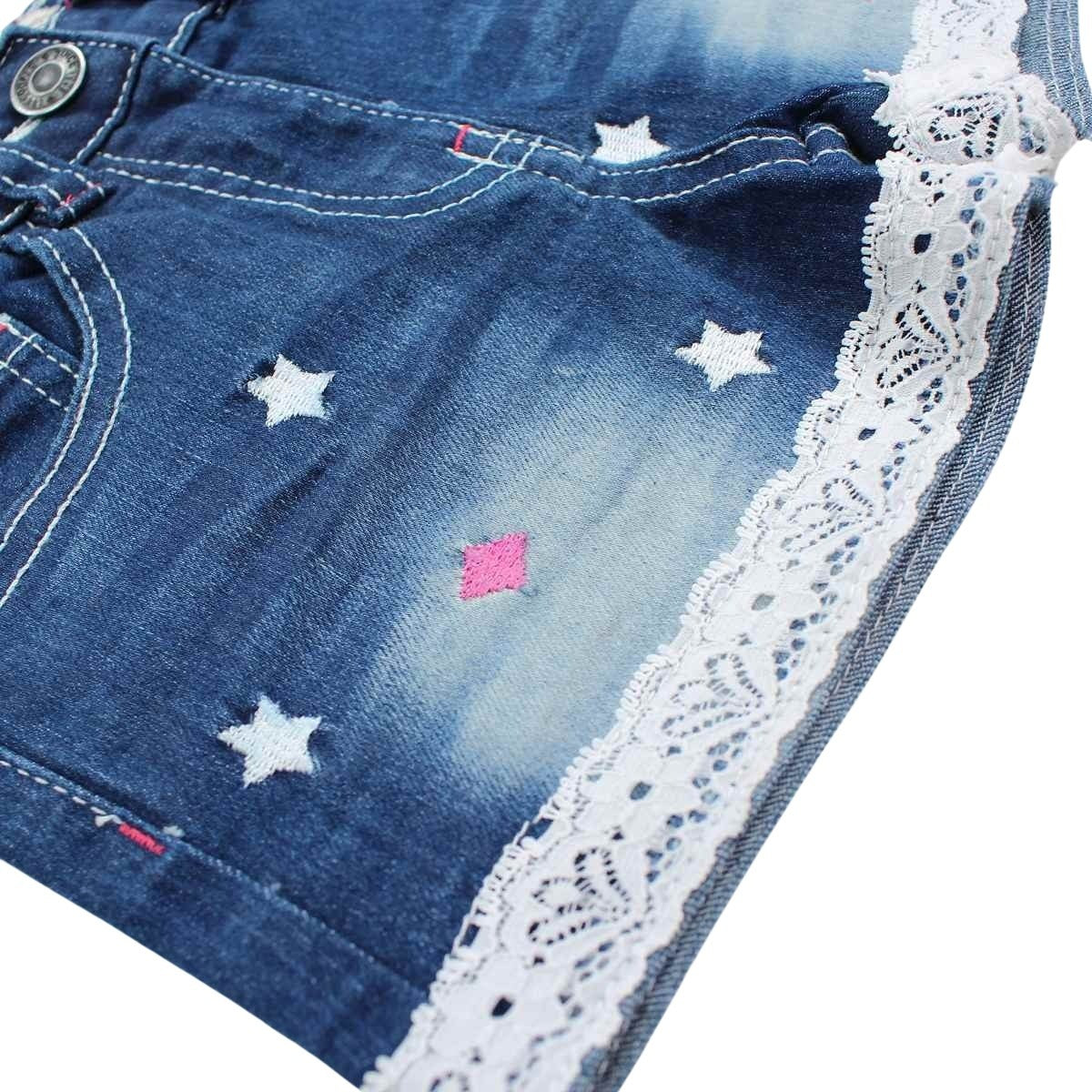 Short Lee Cooper - 4A Fille - Enfant - Marine - 98 % Coton - 2 % Élasthanne - TrendyFlair