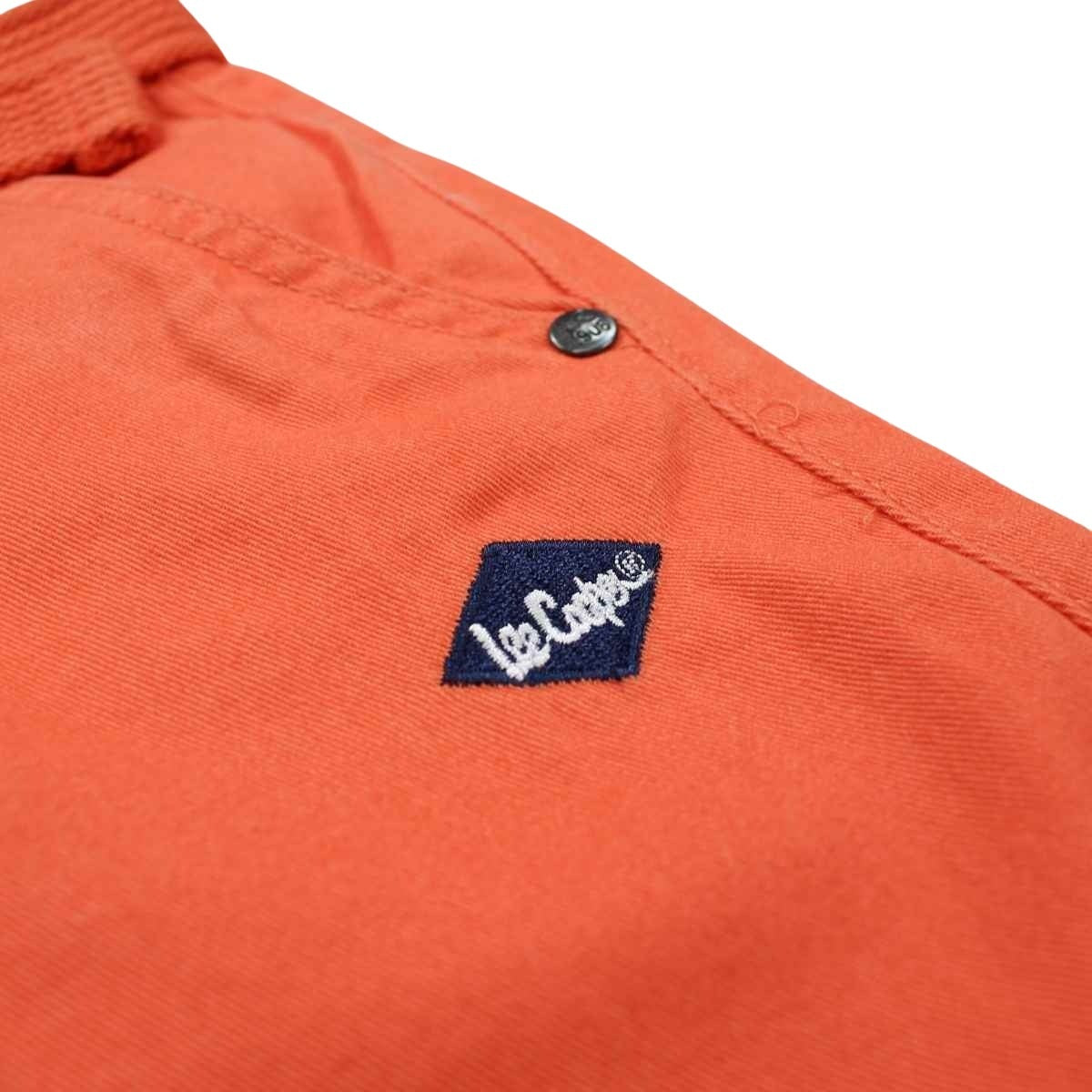Bermuda Lee Cooper - 4A Garçon - Enfant - Orange - 100 % Coton - TrendyFlair