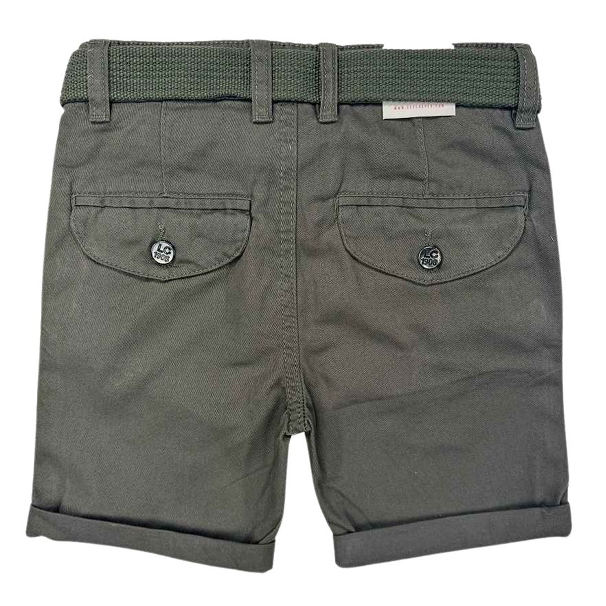 Bermuda Lee Cooper - 4A Garçon - Enfant - Kaki - 100 % Coton - TrendyFlair