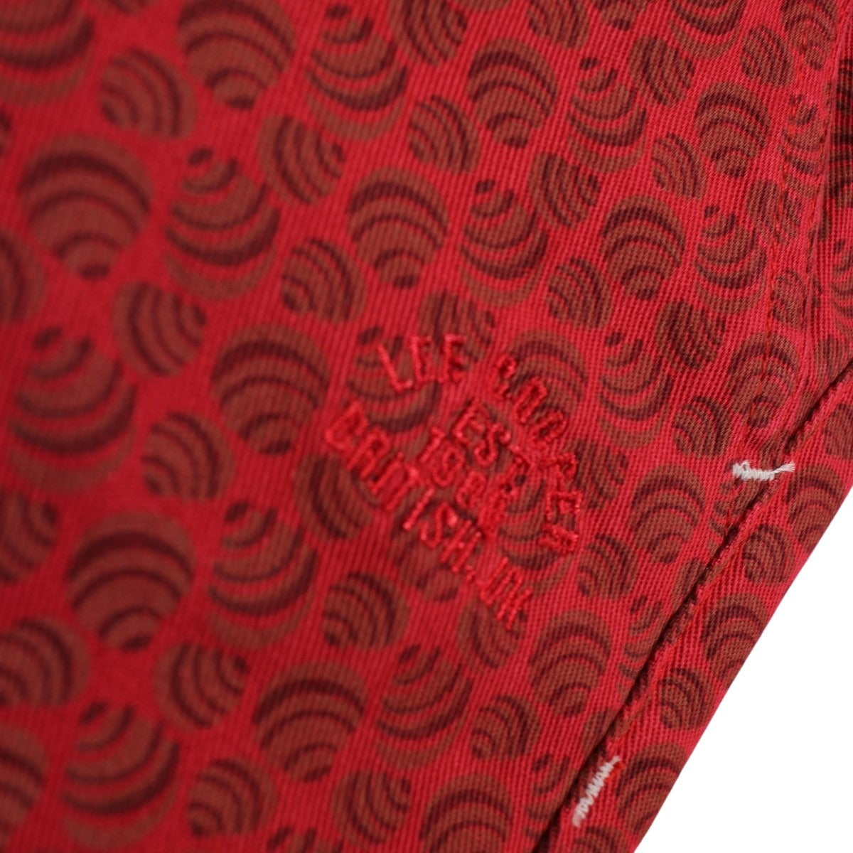 Bermuda Lee Cooper - 6A Garçon - Enfant - Rouge - 100% Coton Twill - TrendyFlair