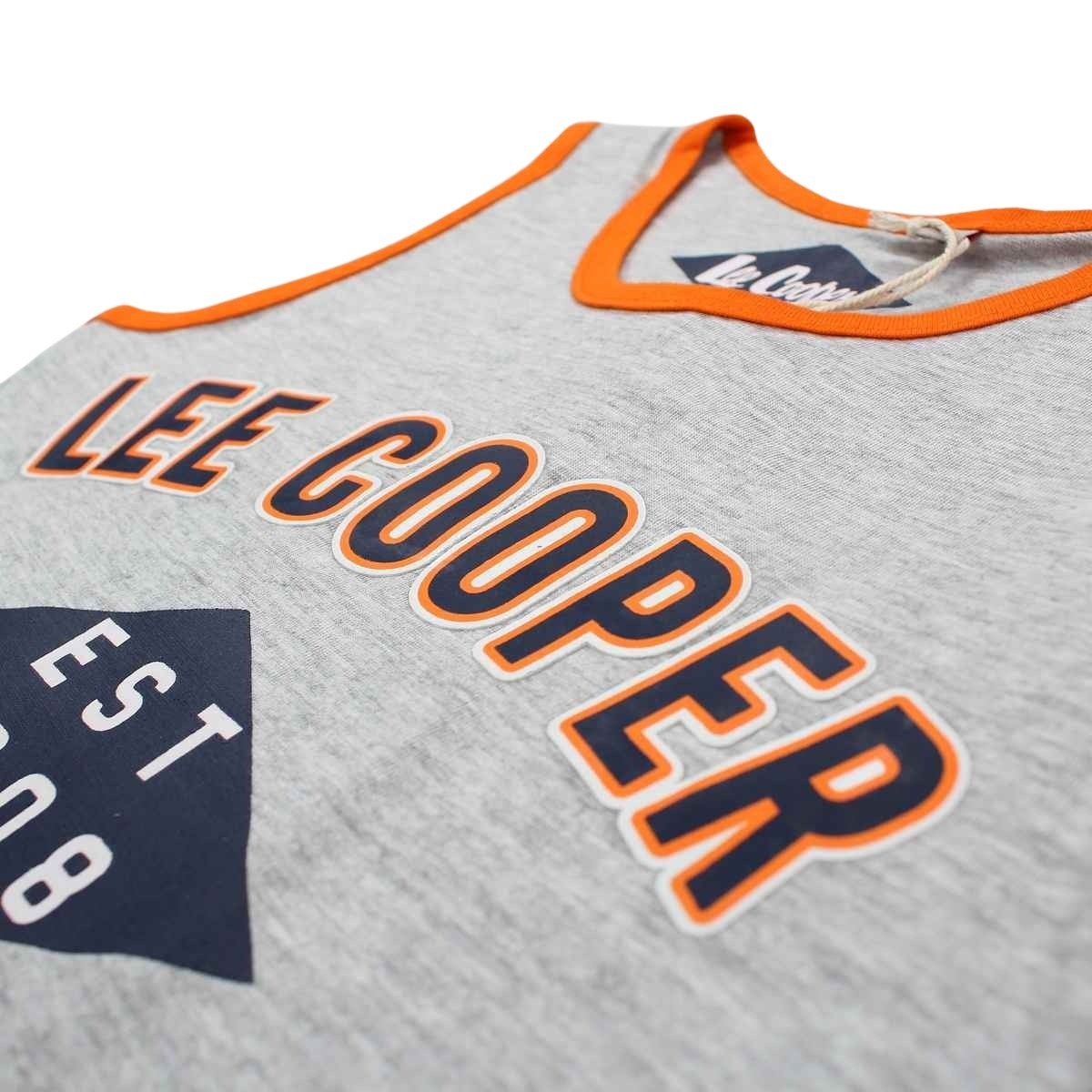 Ensemble Lee Cooper - 4A Garçon - Enfant - Gris - 100 % Coton - T-Shirt gris: 95 % Coton - 5 % viscose - TrendyFlair