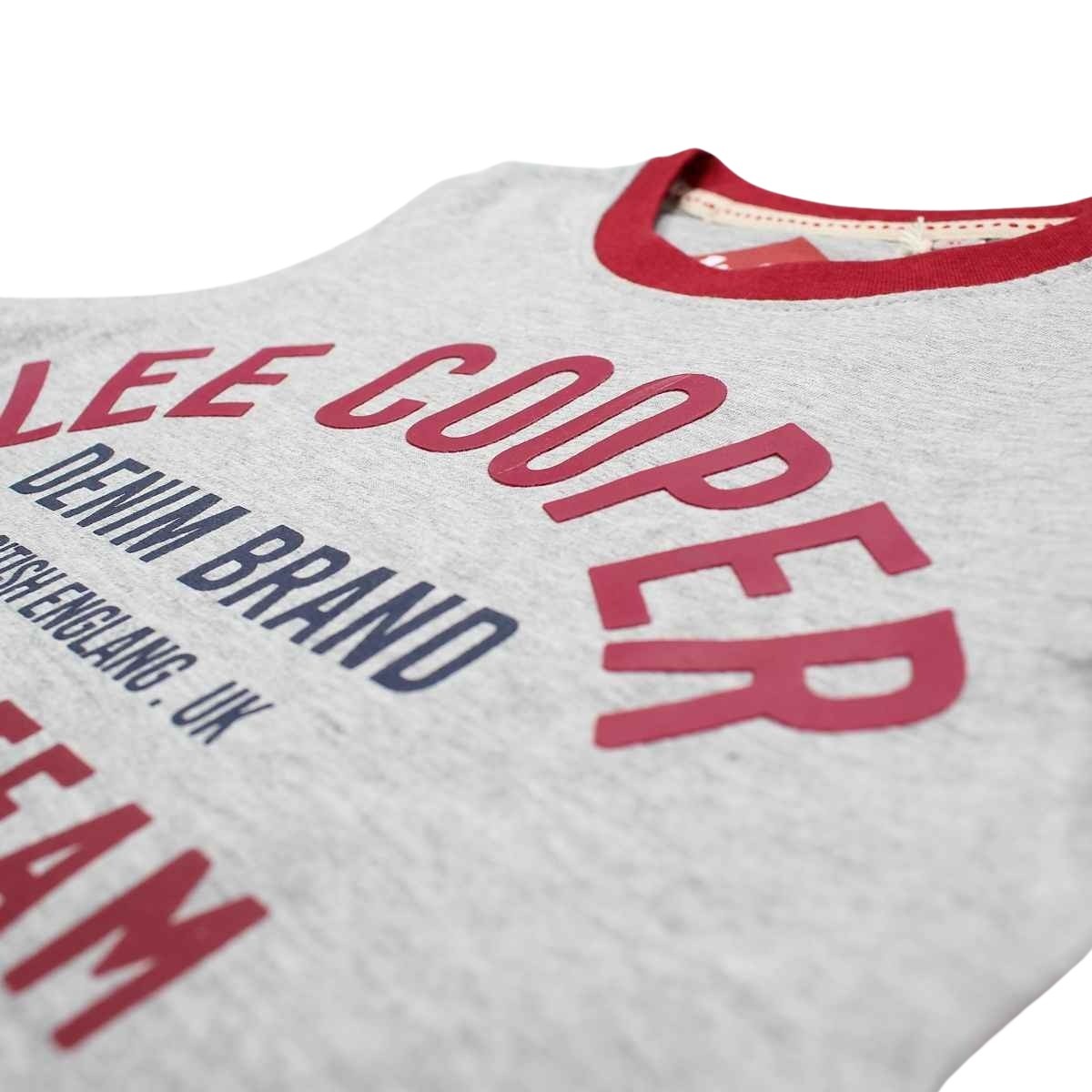 Ensemble Lee Cooper - 4A Garçon - Enfant - Gris - 100 % Coton - T-Shirt gris: 90 % Coton - 10 % viscose - TrendyFlair