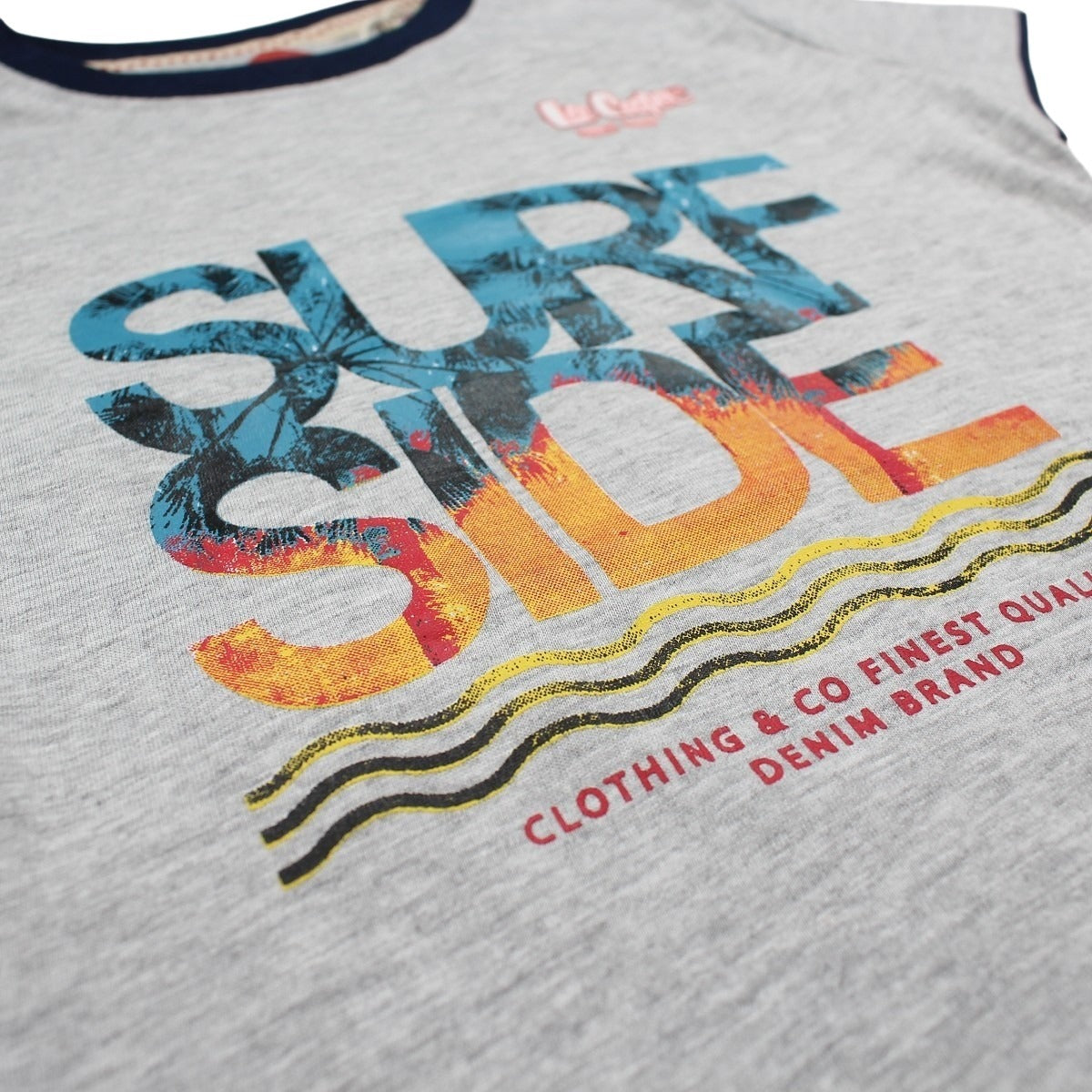 T-Shirt Lee Cooper - 6A Garçon - Enfant - Gris - 95% Coton - 5 % viscose - TrendyFlair