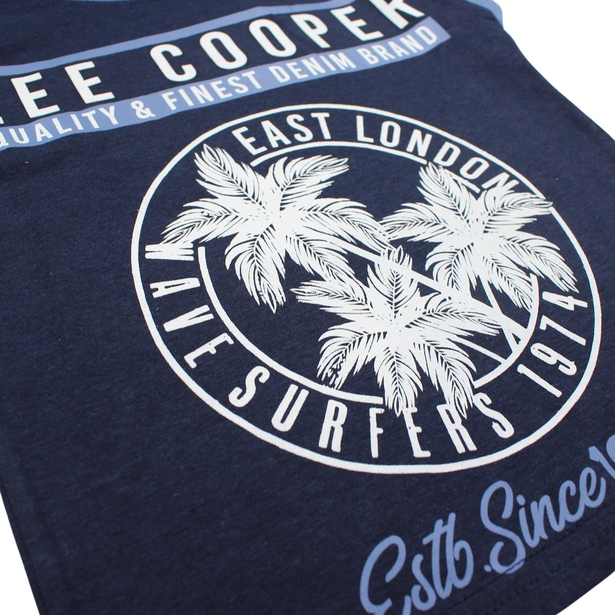 T-Shirt Lee Cooper - 4A Garçon - Enfant - Marine - 100 % Coton - 160 gsm - TrendyFlair