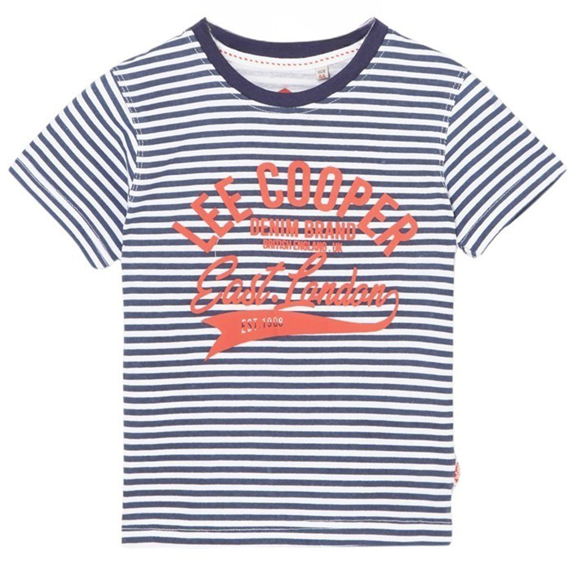 T-Shirt Lee Cooper - 4A Garçon - Enfant - Marine - 100% Coton - TrendyFlair