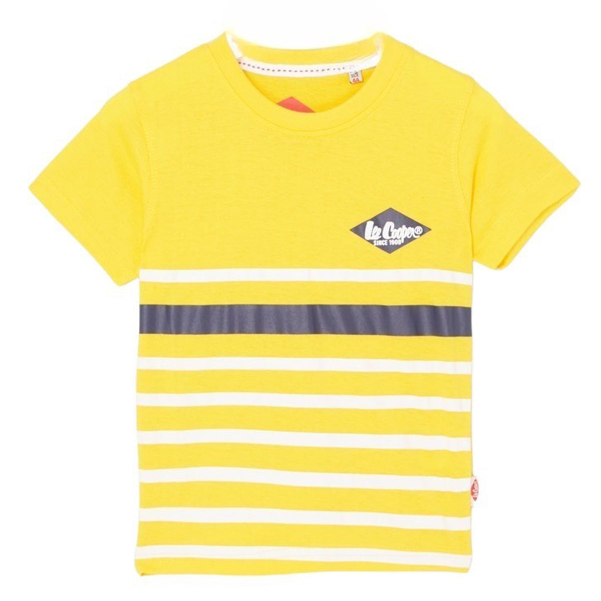 T-Shirt Lee Cooper - 4A Garçon - Enfant - Jaune - 100% Coton - TrendyFlair