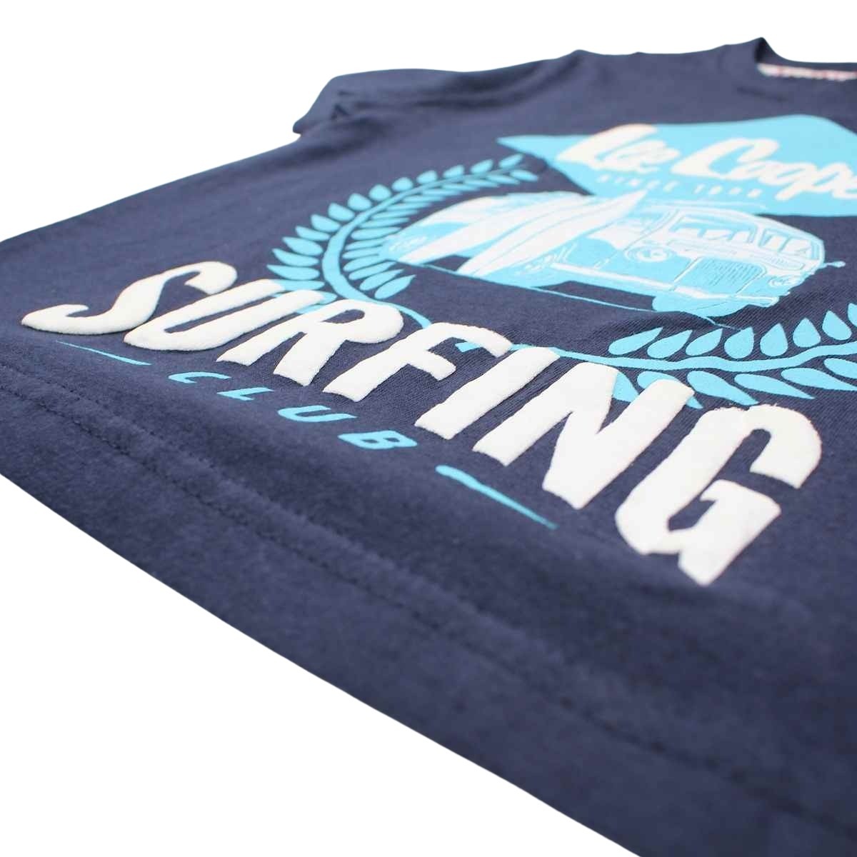 T-Shirt Lee Cooper - 4A Garçon - Enfant - Marine - 100 % Coton - TrendyFlair