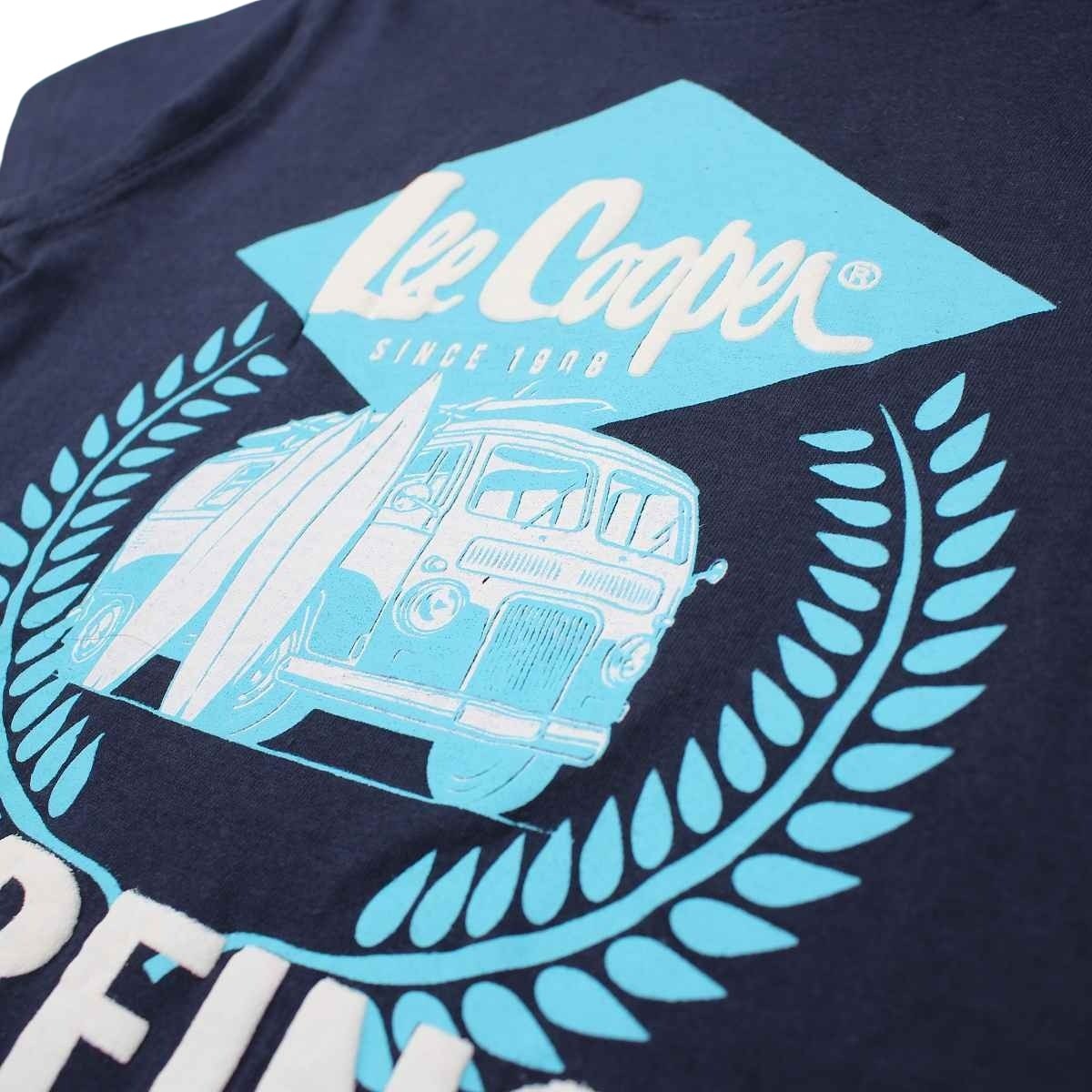 T-Shirt Lee Cooper - 4A Garçon - Enfant - Marine - 100 % Coton - TrendyFlair