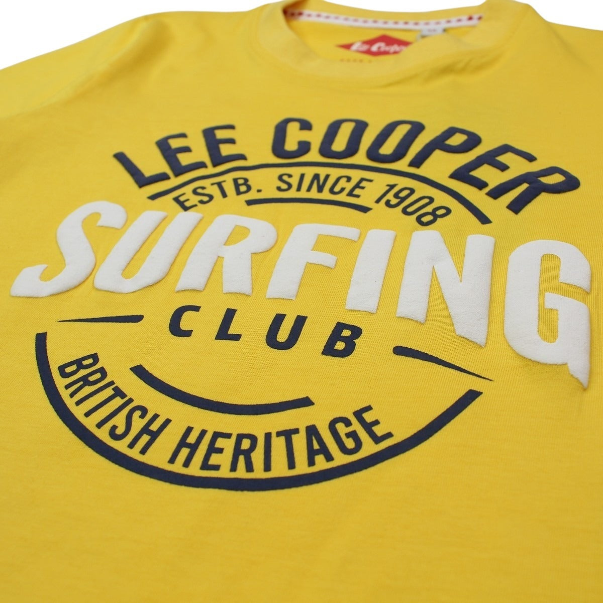 T-Shirt Lee Cooper - 6A Garçon - Enfant - Jaune - 100 % Coton - 150 GSM - TrendyFlair