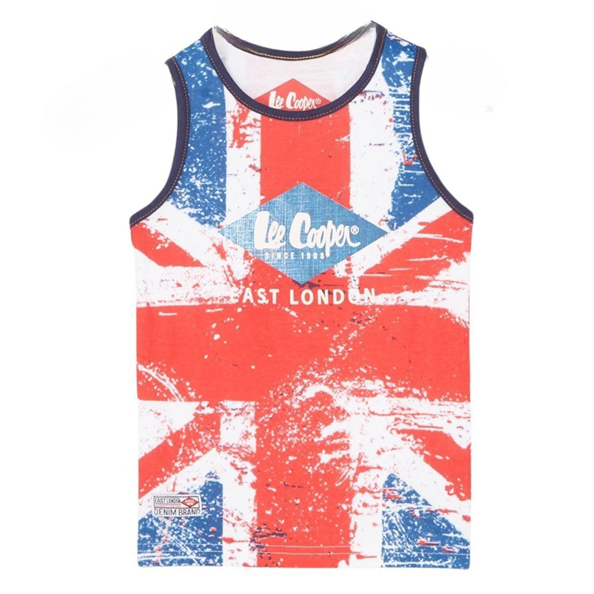 Débardeur Lee Cooper - 4A Garçon - Enfant - Marine - 100% Coton - TrendyFlair