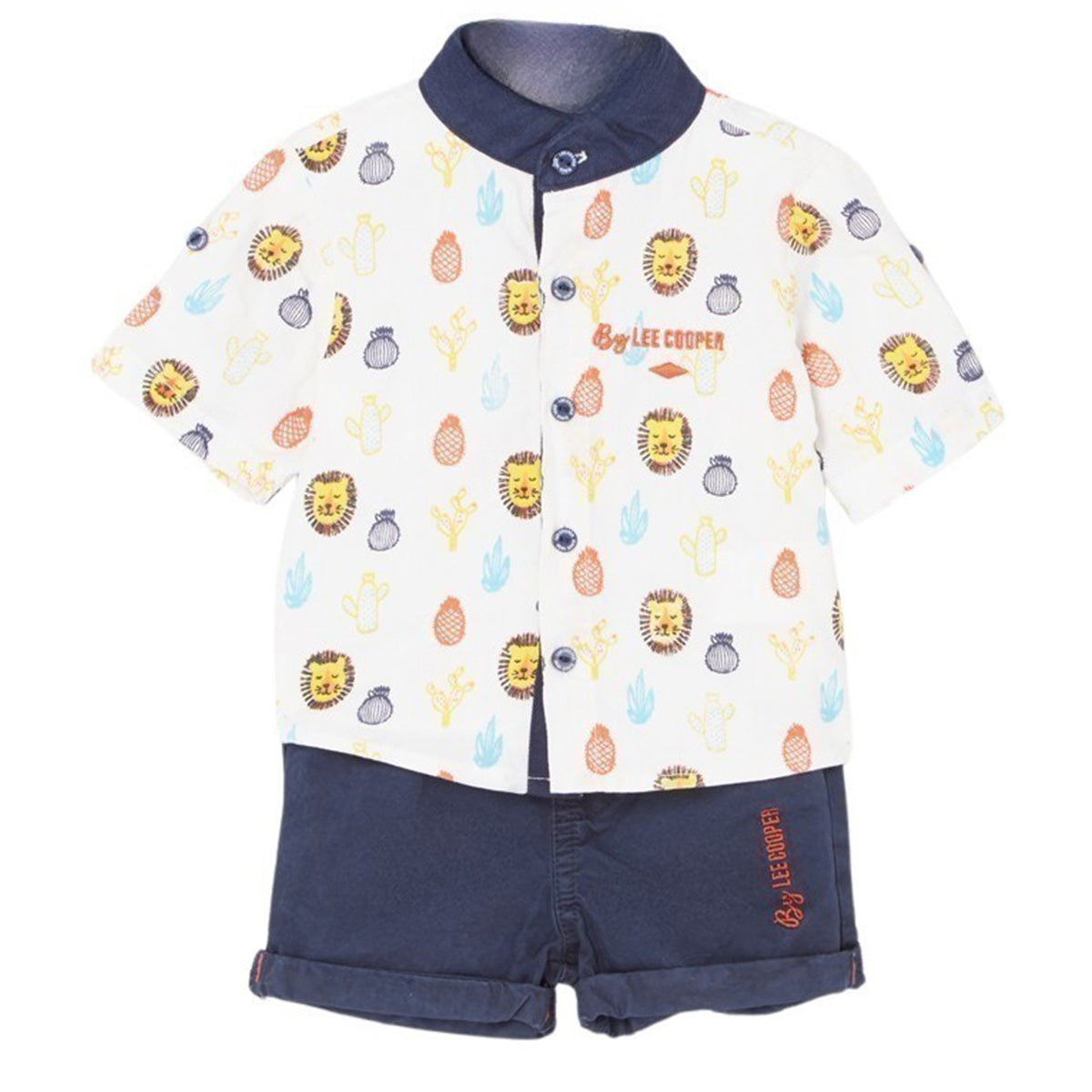 Ensemble bebe Lee Cooper - 3M Bébé Garçon - Enfant - Marine - 100 % Coton - TrendyFlair