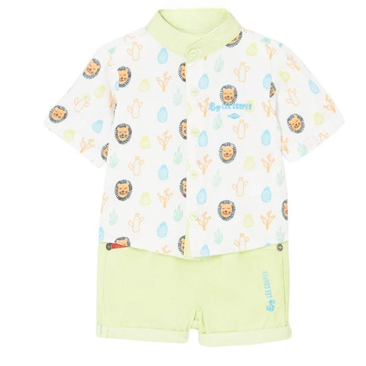 Ensemble bebe Lee Cooper - 3M Bébé Garçon - Enfant - Vert - 100 % Coton - TrendyFlair
