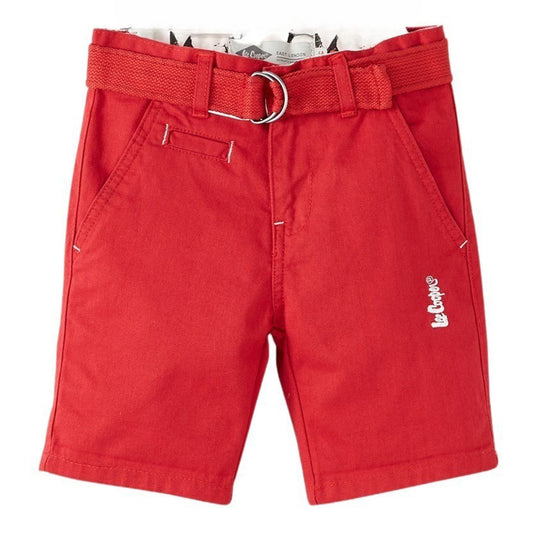 Bermuda Lee Cooper - 4A Garçon - Enfant - Rouge - 100% Coton - TrendyFlair