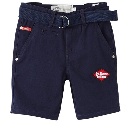 Bermuda Lee Cooper - 4A Garçon - Enfant - Marine - 100% Coton - TrendyFlair