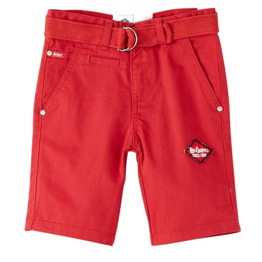 Bermuda Lee Cooper - 4A Garçon - Enfant - Rouge - 100% Coton - TrendyFlair