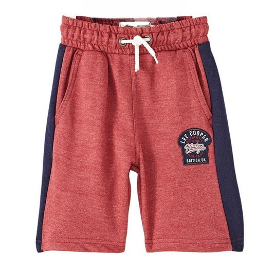 Bermuda Lee Cooper - 4A Garçon - Enfant - Rouge - 100% Polyester - TrendyFlair