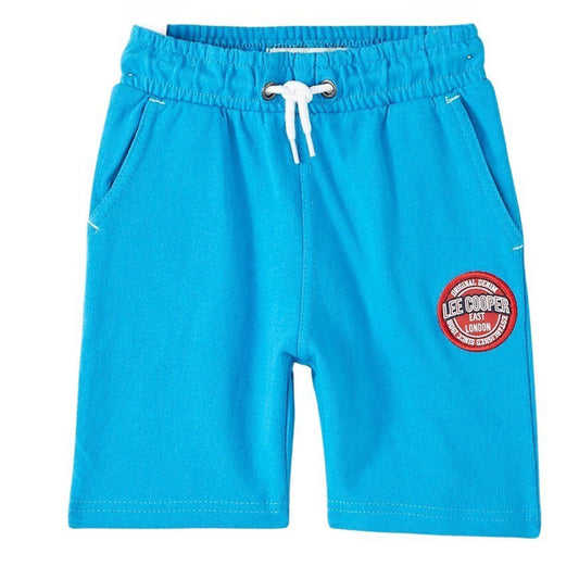Bermuda Lee Cooper - 4A Garçon - Enfant - Bleu ciel - 100% Polyester - TrendyFlair