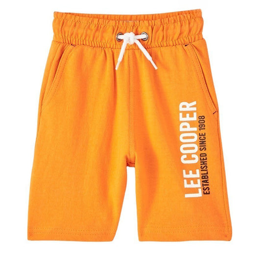 Bermuda Lee Cooper - 4A Garçon - Enfant - Orange - 100% Polyester - TrendyFlair