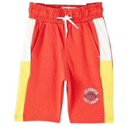 Bermuda Lee Cooper - 4A Garçon - Enfant - Rouge - 100% Polyester - TrendyFlair