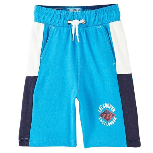 Bermuda Lee Cooper - 4A Garçon - Enfant - Bleu - 100% Polyester - TrendyFlair