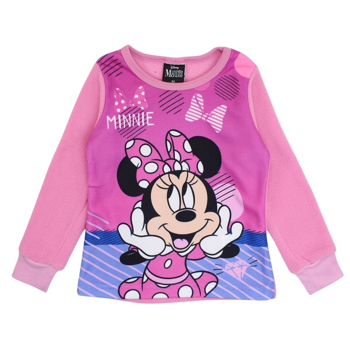 Pyjama polaire Minnie - 3A Fille - Enfant - Rose - 100 % Polyester - 190 gsm polar fleece - TrendyFlair