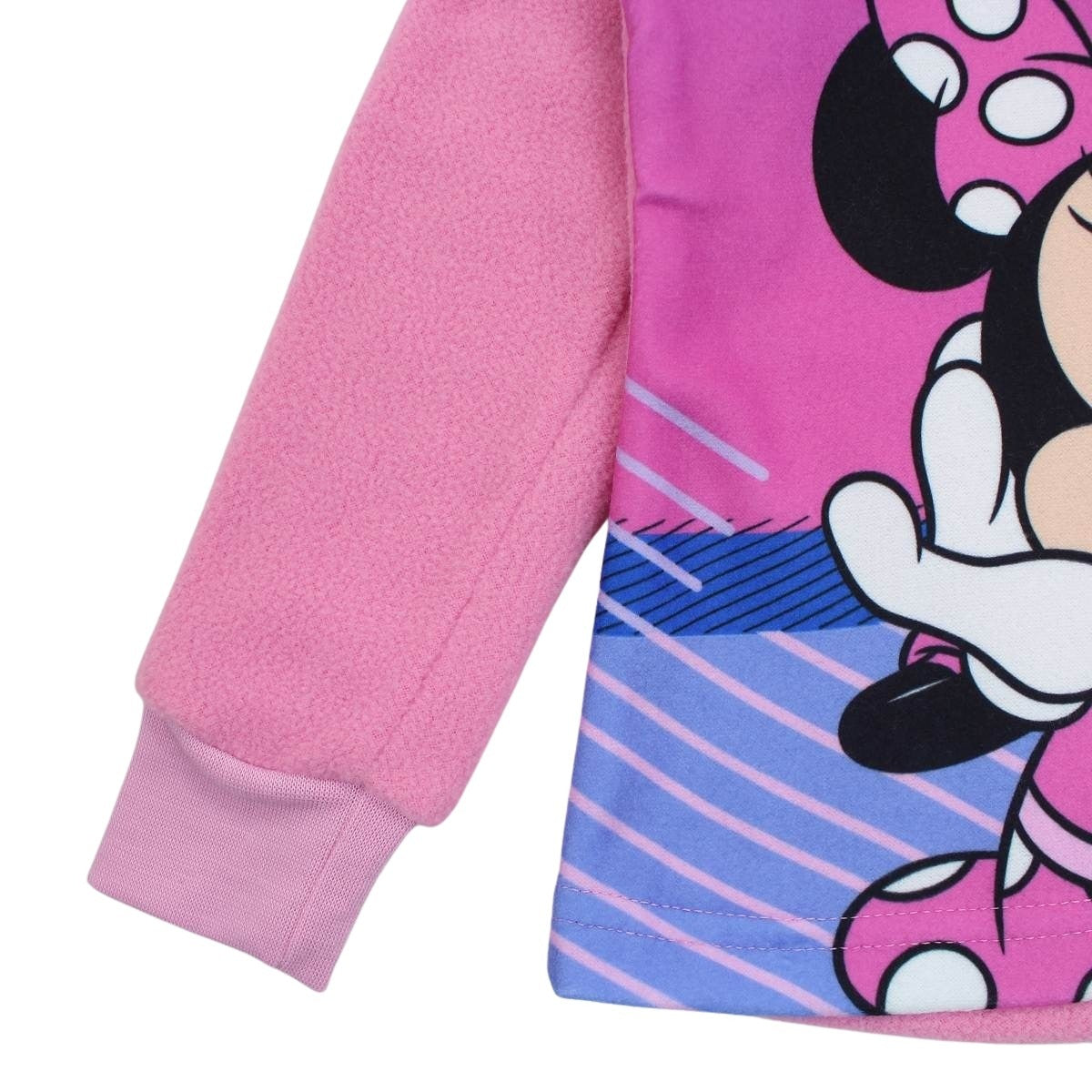 Pyjama polaire Minnie - 3A Fille - Enfant - Rose - 100 % Polyester - 190 gsm polar fleece - TrendyFlair