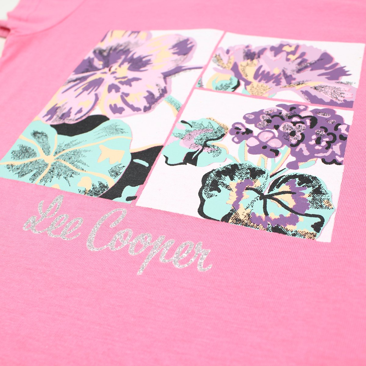 T-Shirt Lee Cooper - 6A Fille - Enfant - Rose - 100% Coton - TrendyFlair