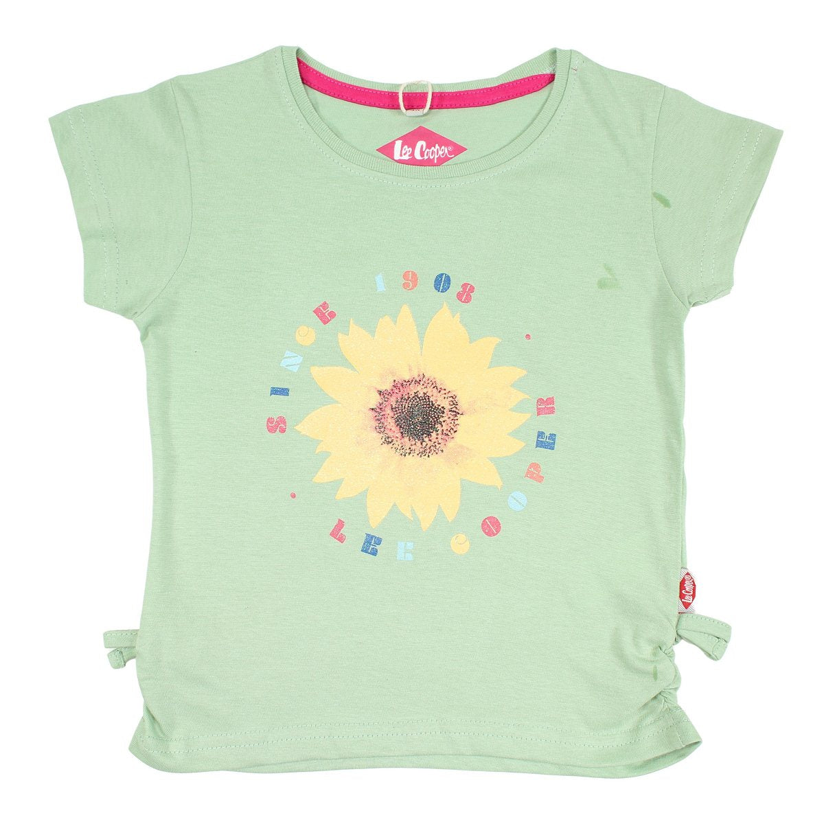 T-Shirt Lee Cooper - 6A Fille - Enfant - Vert - 100% Coton - TrendyFlair
