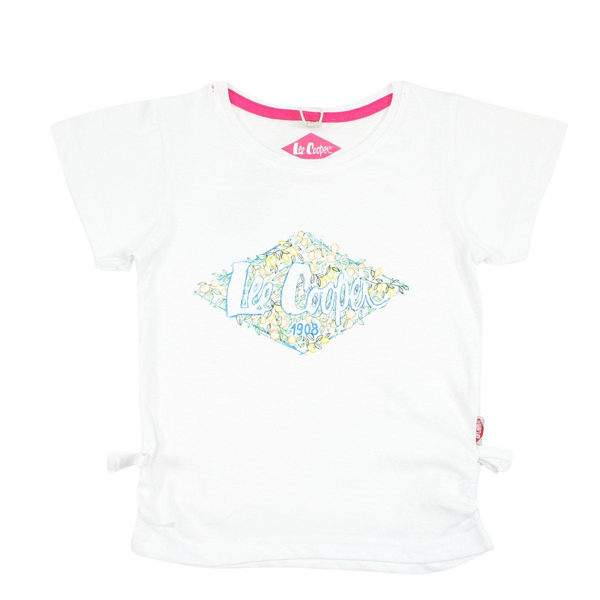 T-Shirt Lee Cooper - 6A Fille - Enfant - Blanc - 100% Coton - TrendyFlair