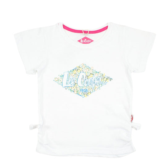 T-Shirt Lee Cooper - 6A Fille - Enfant - Blanc - 100% Coton - TrendyFlair