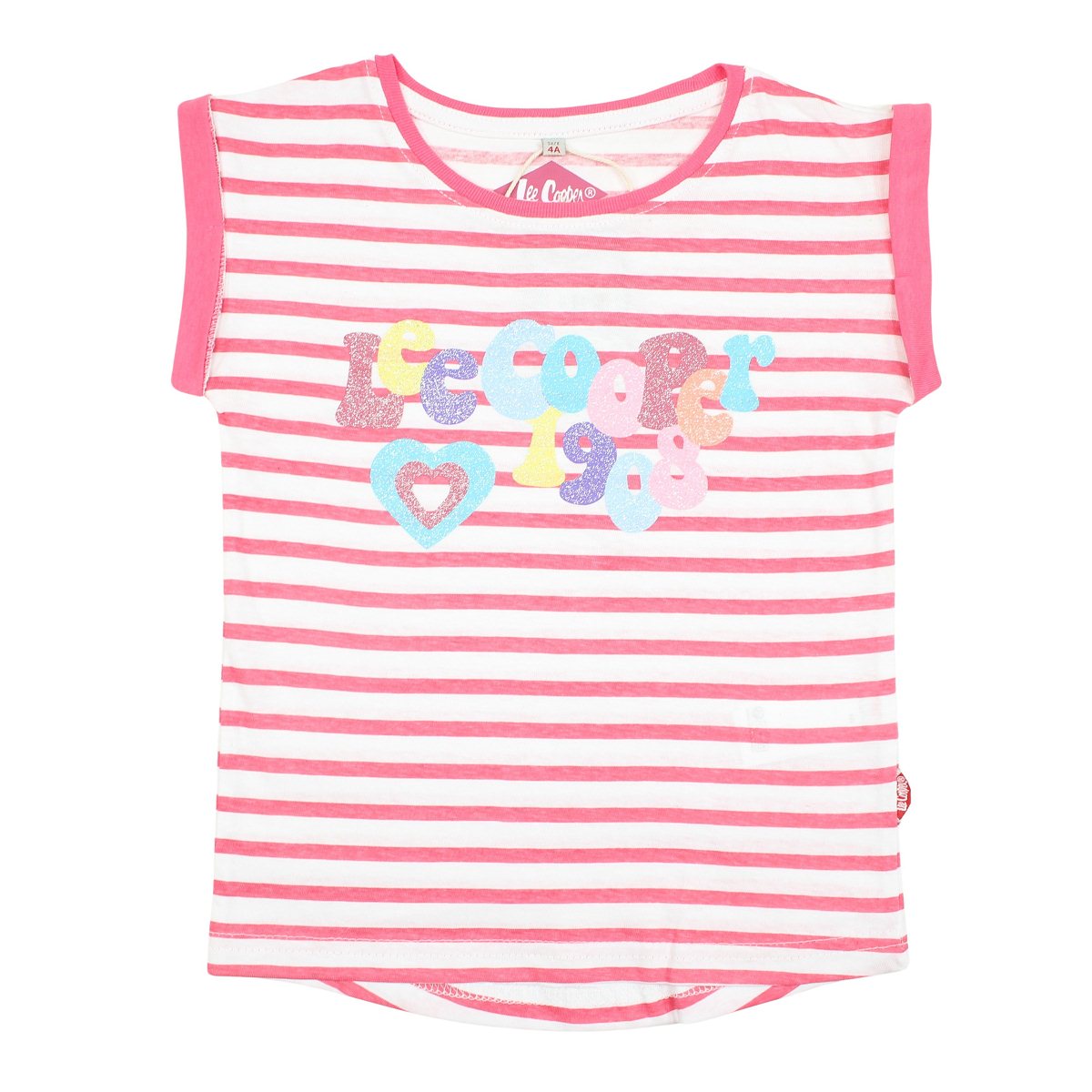 T-Shirt Lee Cooper - 6A Fille - Enfant - Rose - 100% Coton - TrendyFlair