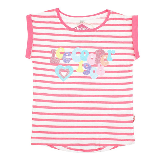 T-Shirt Lee Cooper - 6A Fille - Enfant - Rose - 100% Coton - TrendyFlair