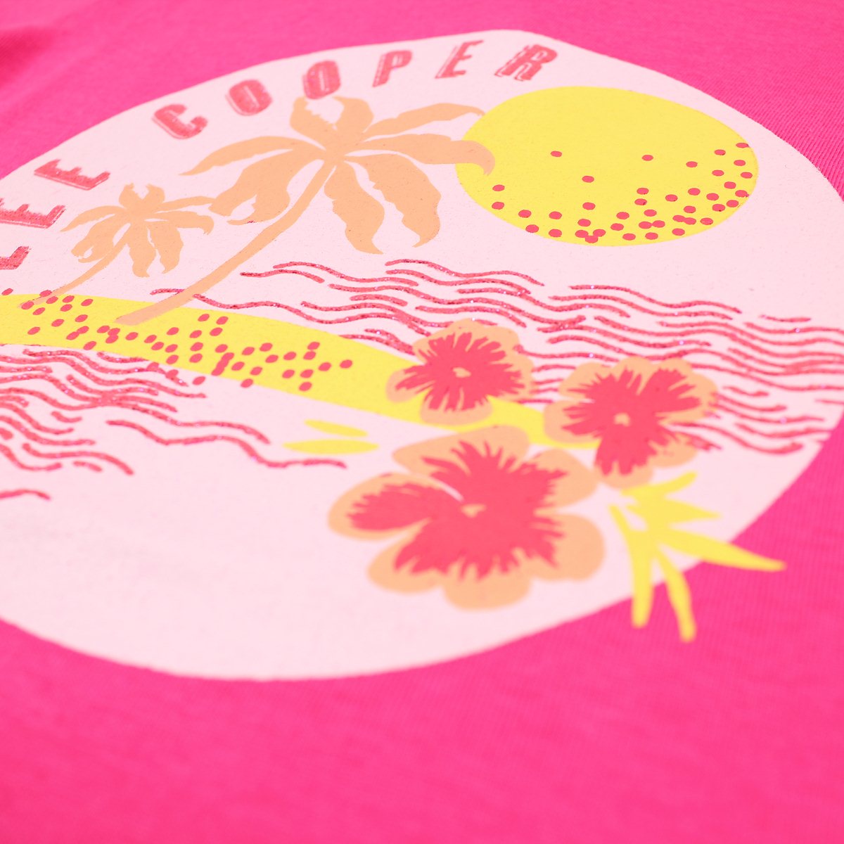 T-Shirt Lee Cooper - 6A Fille - Enfant - Fushia - 100% Coton - TrendyFlair