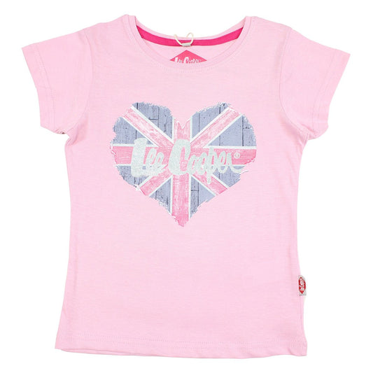 T-Shirt Lee Cooper - 6A Fille - Enfant - Rose - 100% Coton - TrendyFlair