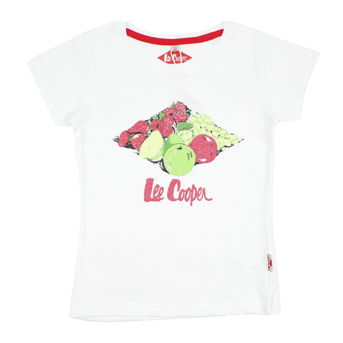 T-Shirt Lee Cooper - 6A Fille - Enfant - Blanc - 100% Coton - TrendyFlair