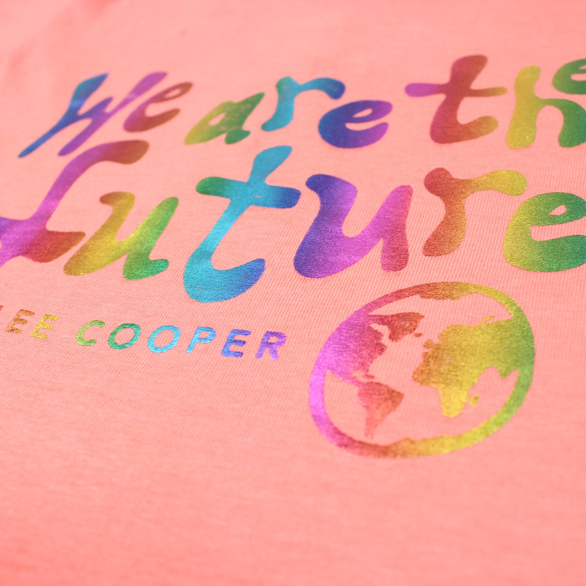 T-Shirt Lee Cooper - 4A Fille - Enfant - Corail - 100% Coton - TrendyFlair