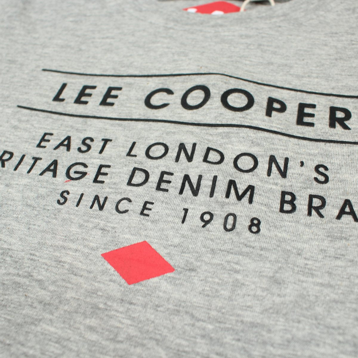 T-Shirt Lee Cooper - 6A Garçon - Enfant - Gris - 100% Coton - TrendyFlair