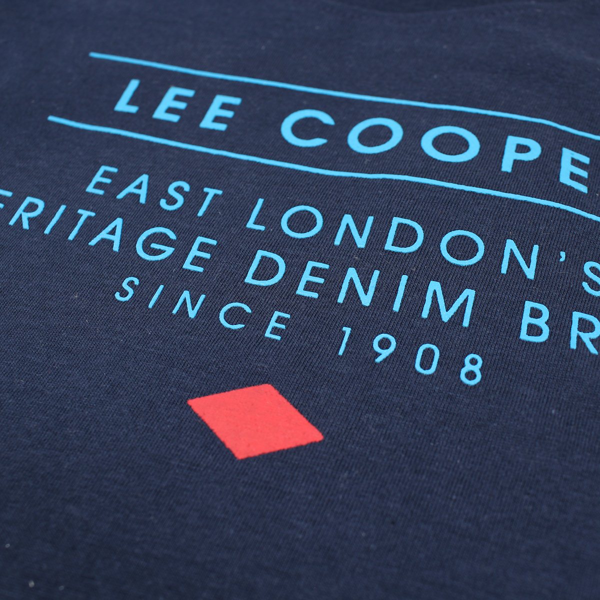 T-Shirt Lee Cooper - 6A Garçon - Enfant - Marine - 100% Coton - TrendyFlair