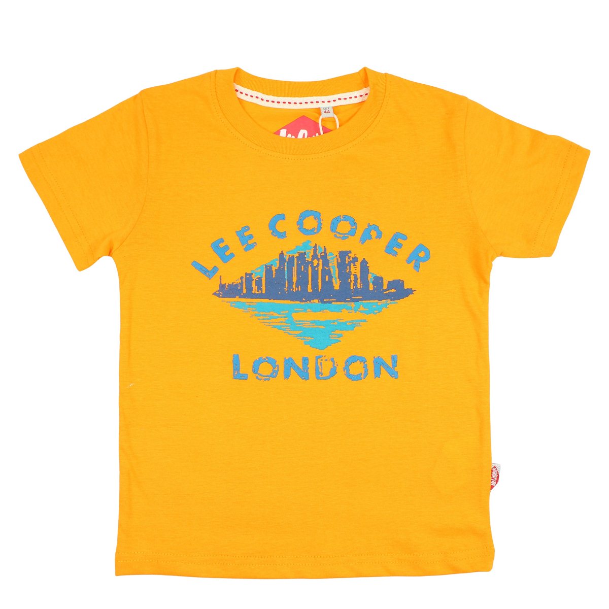 T-Shirt Lee Cooper - 6A Garçon - Enfant - Orange - 100% Coton - TrendyFlair