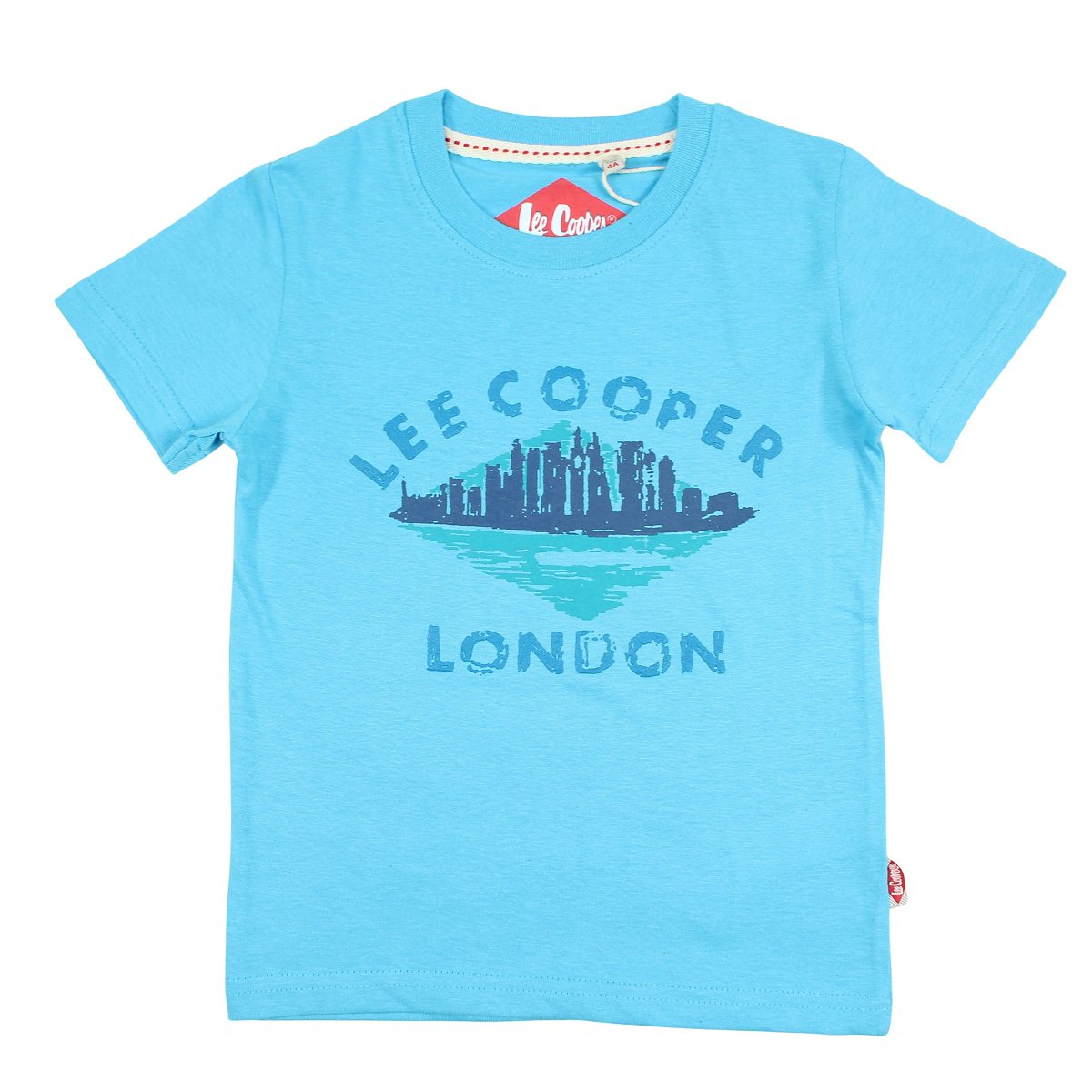 T-Shirt Lee Cooper - 6A Garçon - Enfant - Bleu - 100% Coton - TrendyFlair