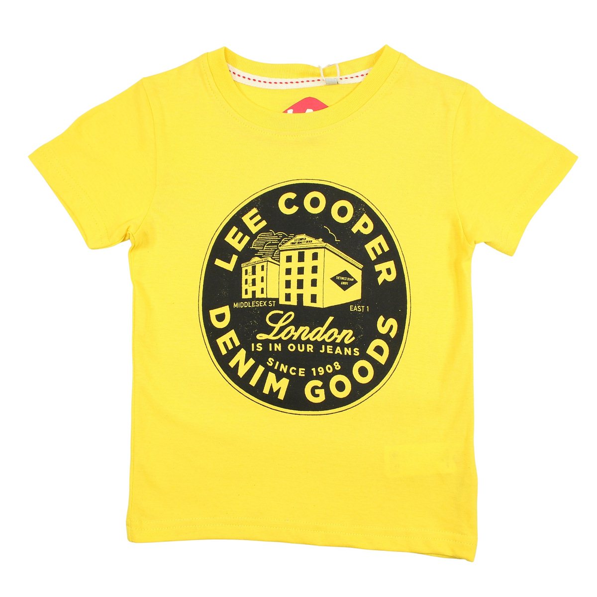T-Shirt Lee Cooper - 6A Garçon - Enfant - Jaune - 100% Coton - TrendyFlair