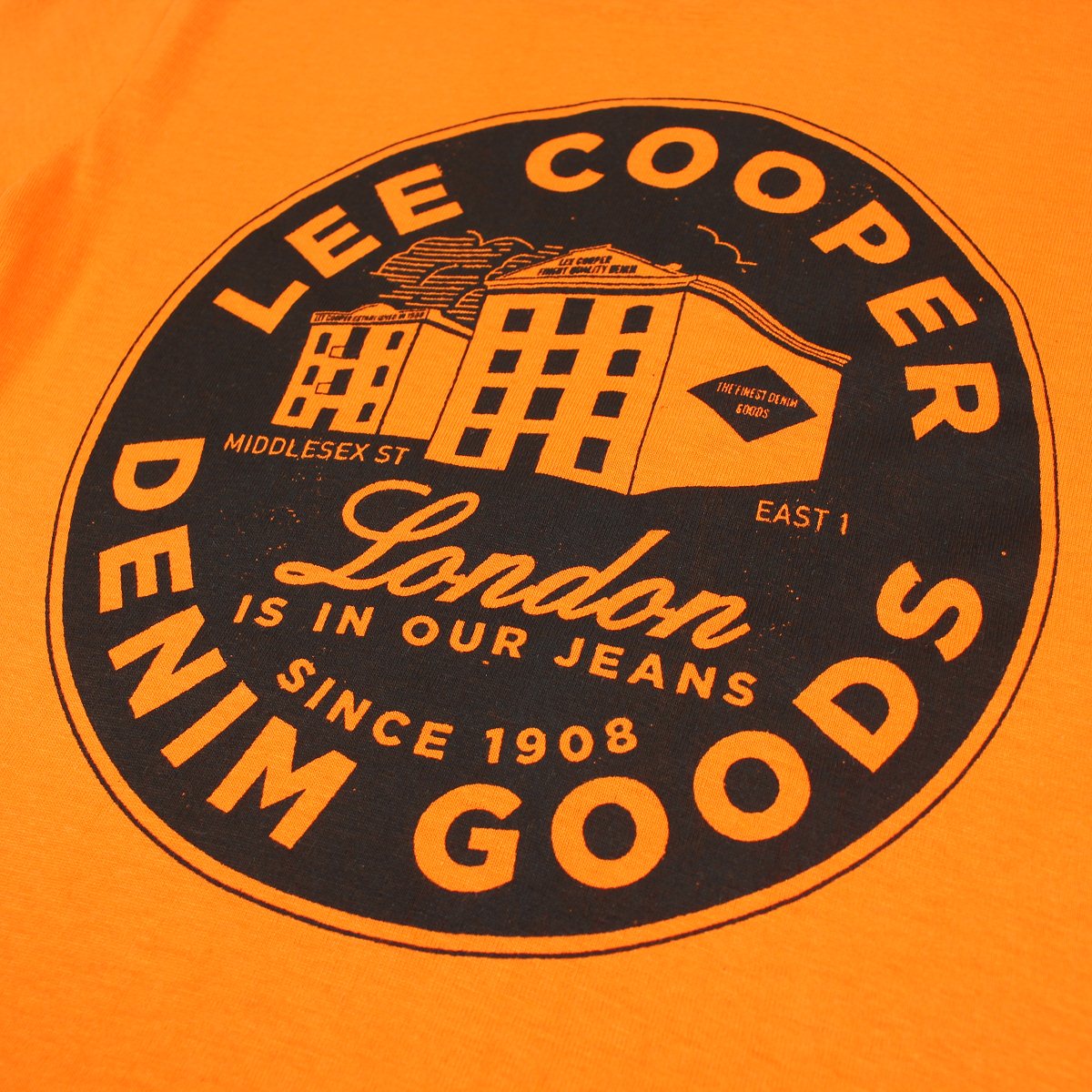 T-Shirt Lee Cooper - 6A Garçon - Enfant - Orange - 100% Coton - TrendyFlair