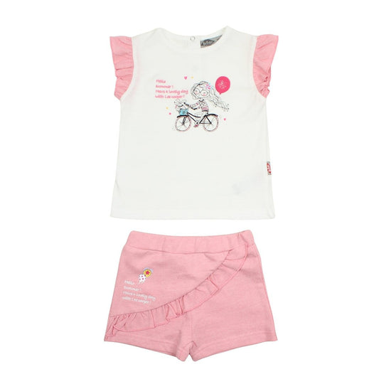 Ensemble bébé Lee Cooper - 6M Bébé Fille - Enfant - Rose - 60% Coton 40% Polyester - TrendyFlair