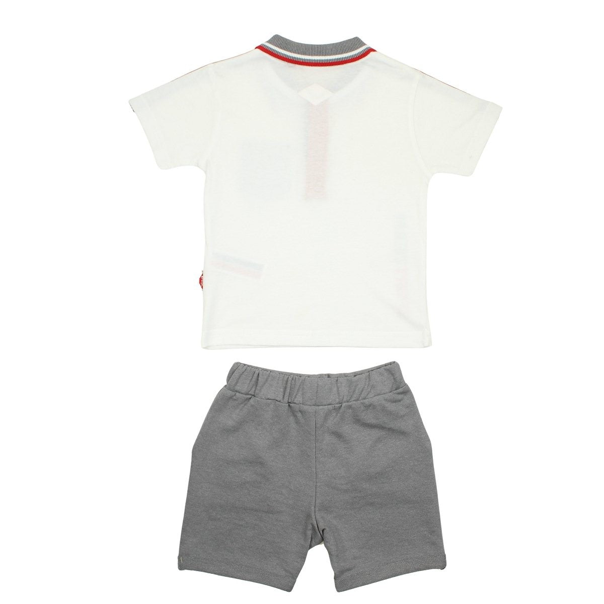 Ensemble bébé Lee Cooper - 6M Bébé Garçon - Enfant - Blanc - 60% Coton 40% Polyester - TrendyFlair