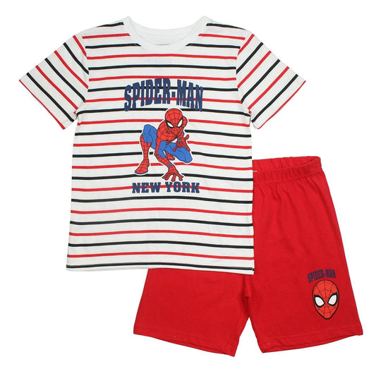 Ensemble Spiderman - 3A Garçon - Enfant - Rouge - 100% Coton - 160 GSM SJ - TrendyFlair
