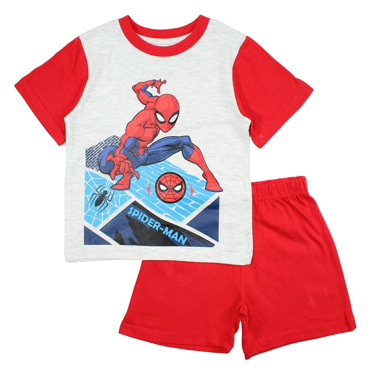 Ensemble Spiderman - 3A Garçon - Enfant - Rouge - 100% Coton - 160 GSM SJ - TrendyFlair
